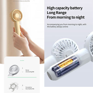 Hxtc88 regalo de negocios personalizado Usb recargable de mano personalizado portátil usable pequeño Mini ventilador de mano práctico - Product Image 3
