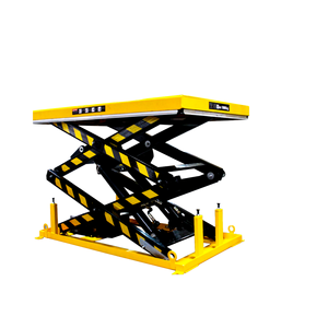 Plataforma de elevación hidráulica eléctrica Máquina de elevación tipo tijera fija, Máquina de elevación de carga tipo tijeras grandes de servicio pesado - Product Image 1