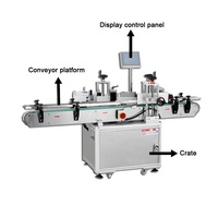Machine d'étiquetage automatique pour bouteilles rondes et bouteilles de forme spéciale, machine d'étiquetage automatique pour eau minérale