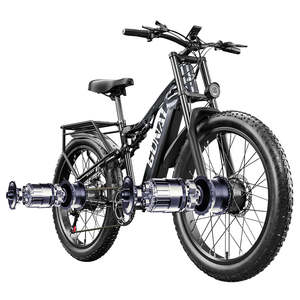 จักรยานไฟฟ้า GUNAI GN68 มอเตอร์ 2x1000W แบตเตอรี่ 48V 17.5Ah ยางขนาด 26 นิ้ว 3.0 นิ้ว ความเร็ว 50 กม./ชม. ระยะทาง 80 กม. ระบบเกียร์ธรรมดา Lb Elektrofahrrad GN68 GUNAI 48 V - Product Image 4