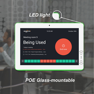 Wall Mount Meeting Room <b>10</b>.1 <b>Inch</b> RK3568 Touch Screen Android 11 With Led Light for Conference Reservation System <b>Tablet</b> PC Wall - Product Image 1