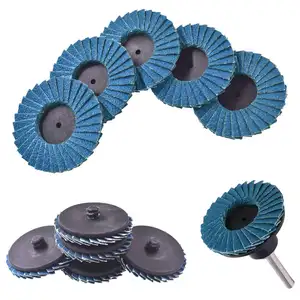 Hot selling 4-7 inch quality metal 40 to 240 grit stainless steel 115 mm zircon flap disc ultratouch