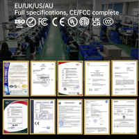 SIXWGH Matter Over Thread Gateway, Aplicación Tuay Smart Life, Programable, Largo Alcance, Control del Hogar Inteligente, IOT, Zigbee, Gateway Cableado