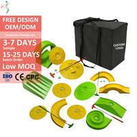 Ensemble d'obstacles de green de golf personnalisé, panneaux en plastique résistant aux UV, jeu de mini-golf portable intérieur/extérieur