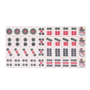 Juego de Mahjong para Tres Jugadores, 36 mm, 88 Piezas, con Cartas de Ancianos y Animales, Estilo Singapur Malasia - Product Image 3