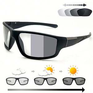 Gafas de Sol Fotocromáticas Personalizadas para Hombre y Mujer, Gafas Deportivas para Ciclismo, Gafas de Sol Polarizadas que Cambian de Color para Montar en Bicicleta - Product Image 1