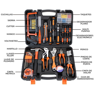 Juego de Herramientas Ele-Gate de 100 Piezas con Estuche, Kit de Reparación Profesional para Uso en el Hogar y el Automóvil - Product Image 3