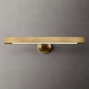 Lámpara de pared con <span class=keywords><strong>espejo</strong></span> <span class=keywords><strong>LED</strong></span> de latón para lavabo de baño impermeable moderno - Product Image 4