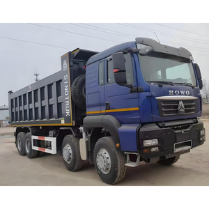 Camion benne d'<span class=keywords><strong>occasion</strong></span> HOWO TX 8x4 371HP Euro 2 pour la construction ferroviaire et le ballast - Product Image 5