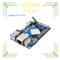 Carte de développement Orange Pi RK3399 Orange Pi 4 lts ordinateur Linux Android intégré 6 cœurs 4G16G LPDDR4