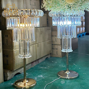 Vàng centerpieces bảng hoa bình đám cưới đường ánh sáng đứng Acrylic Pha lê kim loại hoa đứng cho đám cưới tiếp nhận trang trí - Product Image 1