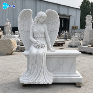 <span class=keywords><strong>Statue</strong></span> d'<span class=keywords><strong>ange</strong></span> <span class=keywords><strong>gardien</strong></span> <span class=keywords><strong>en</strong></span> marbre blanc durable, sculptée à la main, sculpture religieuse <span class=keywords><strong>pour</strong></span> cimetière catholique, monument commémoratif - Product Image 5