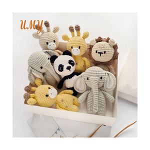 Amigurumi <span class=keywords><strong>Panda</strong></span> fatti a mano Animales Tejidos uncinetto leone peluche animali di peluche - Product Image 1