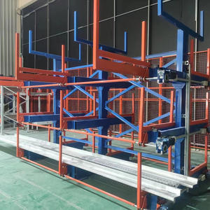 Système de rayonnage cantilever télescopique extensible robuste à déplacement latéral - Product Image 5