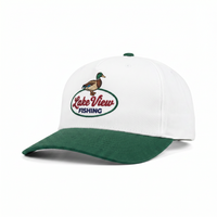 Casquettes personnalisées OEM à logo brodé en forme de A, 5 panneaux, style surf, en coton structuré, avec fermeture snapback, pour le sport