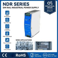 Alimentation universelle à découpage AC-DC LEYU NDR-120-12 120W 24V 5A, boîtier métallique, montage sur rail DIN, 60Hz 220V/110V