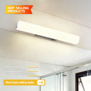 Lampes miroir modernes NewThingLine, applique murale LED, 60 cm, verre opale, finition polie, 4000 K, CRI90, garantie 3 ans, utilisation hôtelière, IP44 - Product Image 3