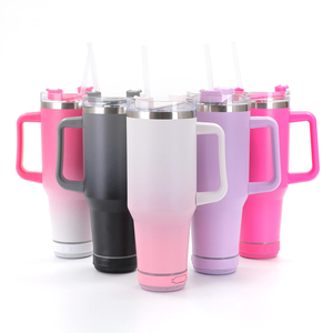 Bouteille d'eau Bluetooth 40 oz avec haut-parleur intégré, couvercle à paille, LED, sans fil, en acier inoxydable, portable, cadeau idéal - Product Image 1