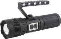 Lampe torche tactique puissante en alliage d'aluminium LED de type C 50W pour le camping et la chasse en plein air, vente en gros