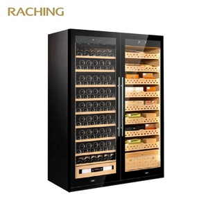 Humidor à cigares Raching Sd800 à double porte et armoire réfrigérée à vin, meuble de rangement multifonction Sd800 - Product Image 3