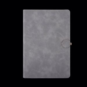 Promotion Black Personalised Business Gift New Design Pu Leather Material Cover Leather Magnetic Buckle Notebook for School - Product Image 2