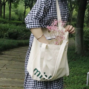 Liso Moda Compras Cremallera Imprimir Logo Compras Bolsa <span class=keywords><strong>de</strong></span> lona Reutilizable Grande Bolsas <span class=keywords><strong>de</strong></span> compras para viajes - Product Image 5