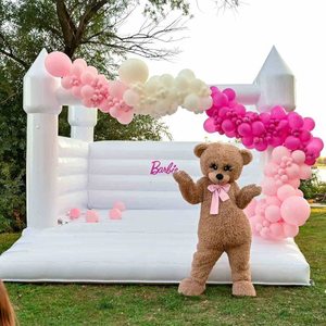 Château gonflable blanc pour mariage, château de saut extérieur pour enfants, fête d'anniversaire, château blanc pour mariage I - Product Image 4
