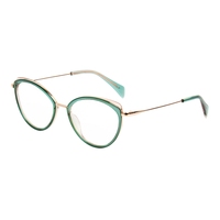 Monture optique en métal style œil de chat rétro, simple et polyvalente, disponible en plusieurs couleurs, idéale pour les trajets quotidiens, etc.