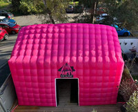 Tenda cubo gonfiabile personalizzata per photo booth, tenda gonfiabile portatile per eventi, tenda pubblicitaria gonfiabile per feste, matrimoni, fiere, club
