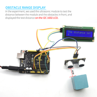 Kebestudio SR01 modul Sensor ultrasonik V2, mainan mobil pintar untuk Arduino untuk Microbit