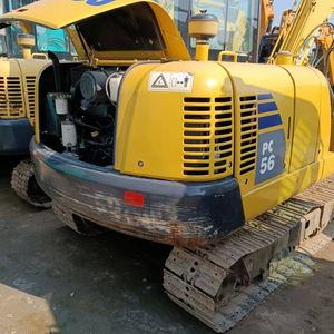 Excavatrice sur chenilles Komatsu PC56 d'occasion de marque supérieure Mini pelle de qualité fiable et efficace prête à être expédiée - Product Image 5