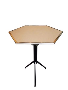 Vendita calda design 304 in acciaio inox tavolo da cocktail in vetro top tavolo da bar a led - Product Image 6