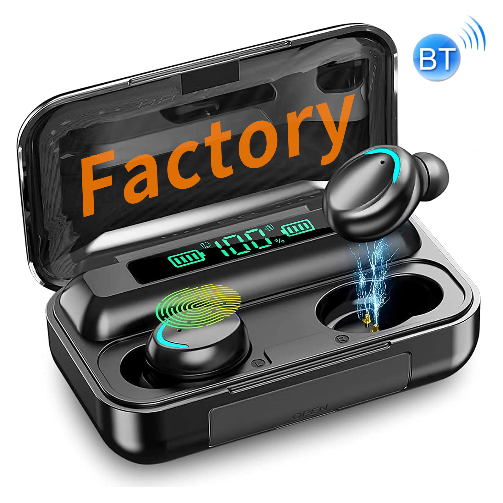 Miễn phí audifono auriculares Hifi airbuds Tai nghe F9 5C TWS F9 5 Mic Bluetooth chơi game ecouteur Tai nghe không dây Tai nghe Earbuds