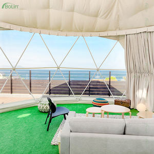 ボリン 5M/6M/7M/8M カスタマイズ可能 モダンラグジュアリー PVC グランピング 四季対応 ドーム型ホテルハウス ワンベッドルーム＆リビングルーム付き - Product Image 2