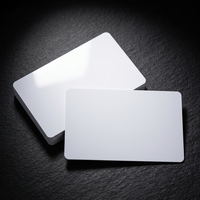 CR80 ID 13,56MHz RFID NFC 1K Smart Chip Karte Wasserdichte Kontaktlose PVC-Geschäftskarten mit F08 Blanko-Karten für Mitgliedschaften