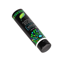 Tube d'emballage cosmétique en plastique souple transparent sans BPA, diamètre 40 mm, noir, avec bouchon à vis pour blush et masque facial, capacité 70-180 ml