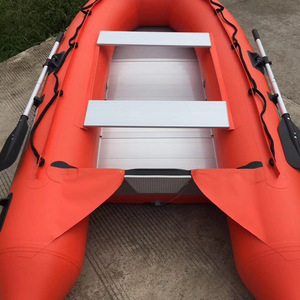 Bote Inflable de Pesca con Casco de Aluminio, PVC de 1.2mm, Resistente, para Pesca Familiar, Menos de 4m de Longitud - Product Image 4