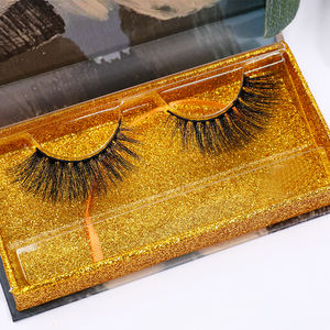 Toptan sıcak satış 3D ipek kirpikleri satıcı özel özel etiket 3d birden fazla özel ambalaj ile 20mm sahte vizon kirpik - Product Image 2