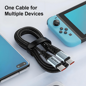 OEM สายชาร์จเร็ว1เมตร120W USB Type-C ไปยัง Type-C สายข้อมูลโทรศัพท์มือถือสำหรับจริงจังกับ iPhone 15 16 - Product Image 4