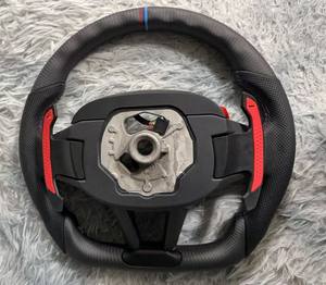 Setir Kemudi Custom Serat Karbon Sport M6 untuk BMW Seri G M3 G80 M4 G82 M5 F90 M8 X3m X4m X5m X6m G3x G1x G0x <span class=keywords><strong>M</strong></span> TY CN;GUA - Product Image 5