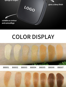 Concealer Alas Bedak Krim Bayangan Baru Logo OEM Concealer Alas Bedak Coklat Tua Vegan - Product Image 5