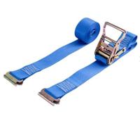 Sangles à cliquet en polyester robustes de 2 pouces pour fixation de cargaison, résistance à la rupture de 4400 lb, certifiées TUV/GS, vente en gros