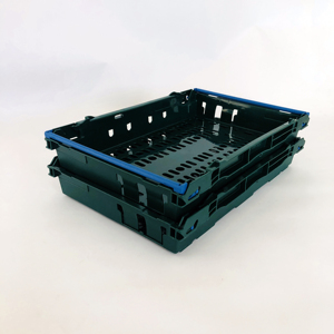 Caja de Plástico Resistente para Almacenamiento y Recolección de Bayas y Tomates, Diseño Plano con Asas Laterales Anchas para Manos con Guantes - Product Image 3