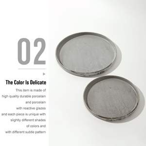 Круглая сервировочная тарелка DXC для ресторана - Product Image 4