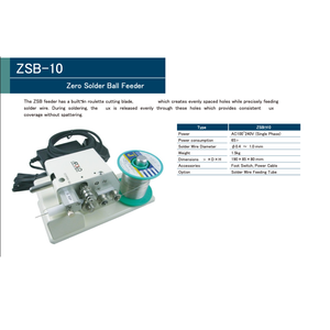 Accesorios para Alimentador de Estaño Manual de 4 Ejes <span class=keywords><strong>Apollo</strong></span>, Piezas ZSB-10, Dispensador de Alambre de Soldadura con Motor Paso a Paso de 5 Fases, Sin Bolas de Soldadura - Product Image 2