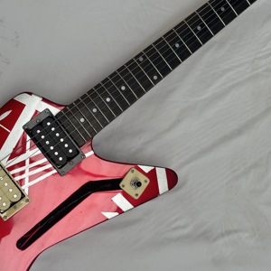 Guitarra Eléctrica Shark de Madera Maciza con Piezas Cromadas, <span class=keywords><strong>Marca</strong></span> <span class=keywords><strong>HH</strong></span>, You KnowEV. Envío Rápido: Mástil y Laterales de Arce, y Diapasón de Palisandro - Product Image 3
