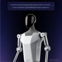 Robot de bienvenida humanoide de modelo grande de rendimiento comercial Robot de recepción de interacción de voz para invitados para equipos de servicio