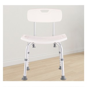 Chaise de douche Ji Fukang avec dossier et accoudoirs pour personnes âgées et femmes enceintes, tabouret de bain pour salle de bain - Product Image 2