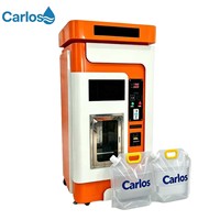 Máquina Expendedora de Agua de Tipo Vertical para Exteriores, Equipo Automático de Purificación de Agua por Ósmosis Inversa para Proyectos Residenciales