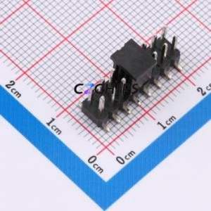 A254US-WS08P-PC075 Pin Header SMD,P=2.54mm Connector 2x8P Square Hole Double Row 16P - Product Image 1